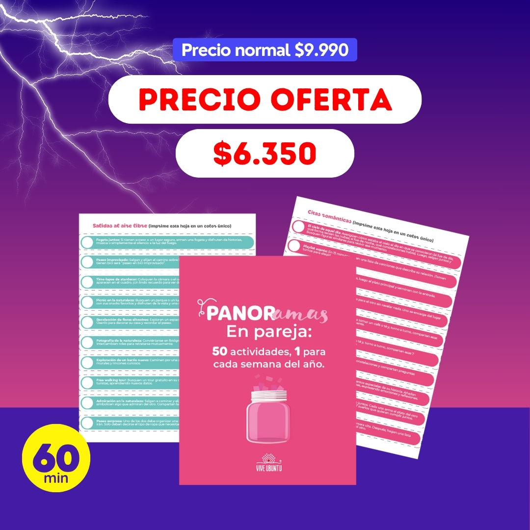 OFERTA RELÁMPAGO - PanorAMAS en pareja