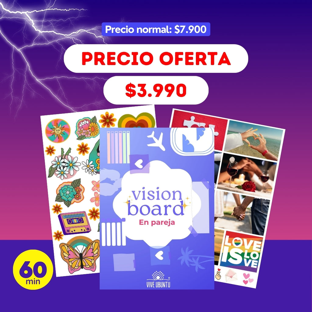 OFERTA RELÁMPAGO - Material Digital: Vision Board en Pareja