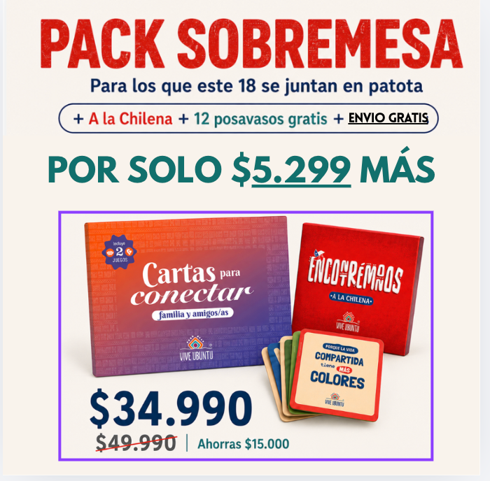 SOBREMESA 18CHERA + ENVIO GRATIS + Regalo