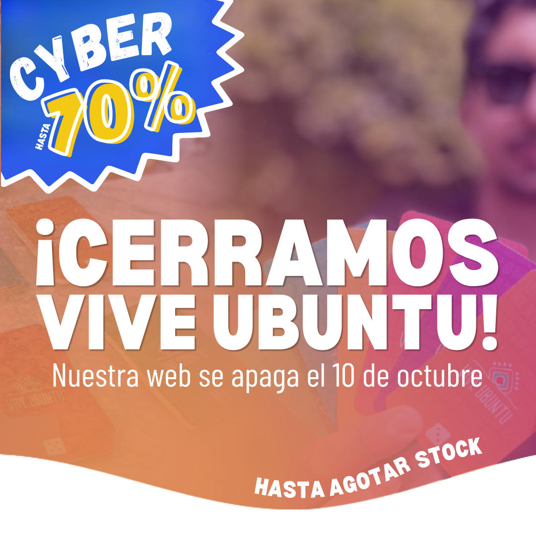 Cyber de despedida Vive Ubuntu. Hasta 70% de descuento. Nuestra web se apaga el 10 de octubre. Hasta agotar stock.